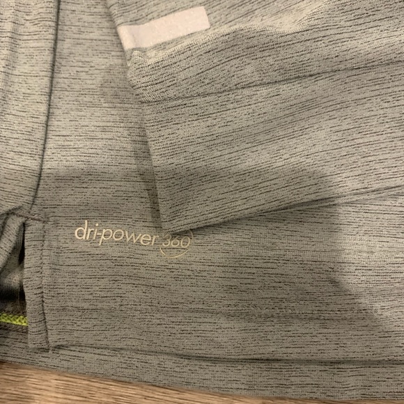 Boy's XL 14/16 Dri-Power Russell Gray Long Sleeve Shirt NWT - Picture 5 of 6